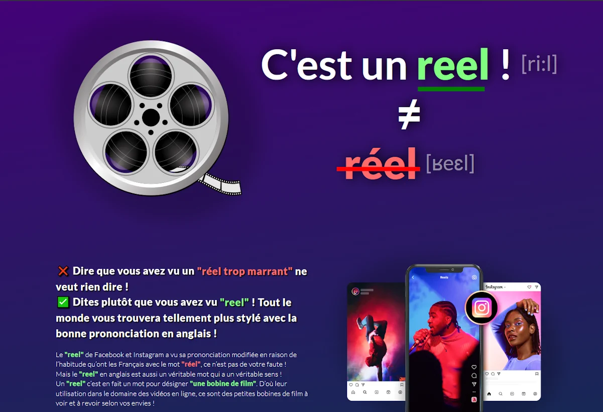 C'est un reel !